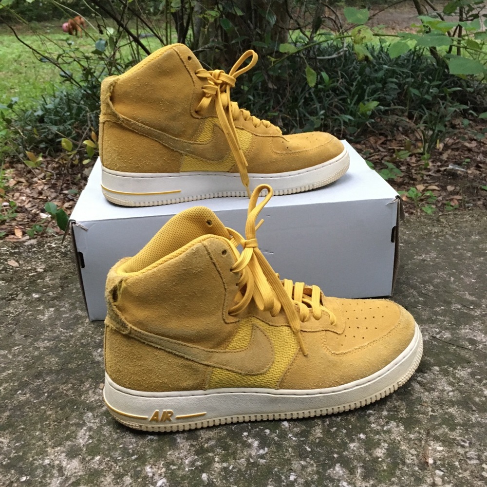 Yellow Air Force 1s